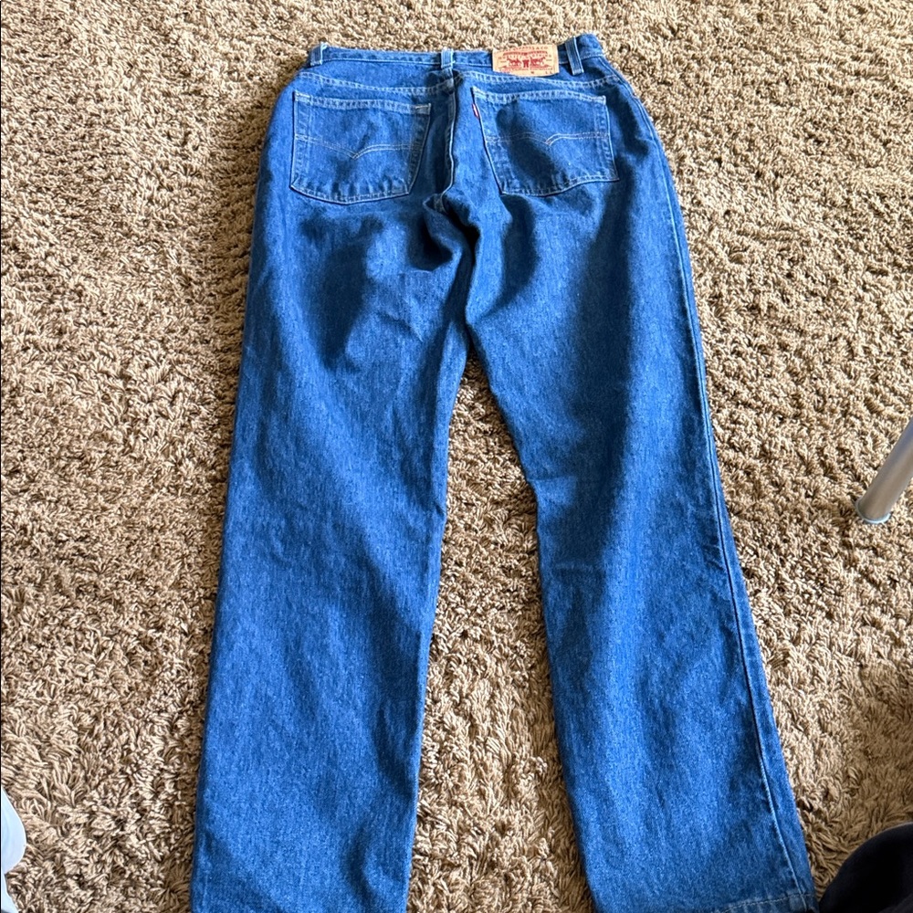 Levi's Blue Straight-Leg Jeans